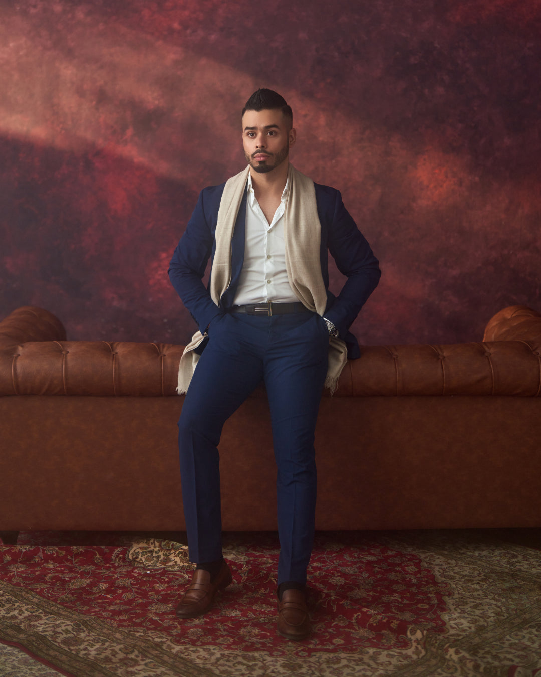 Contemporary Classic Men’s Shawl