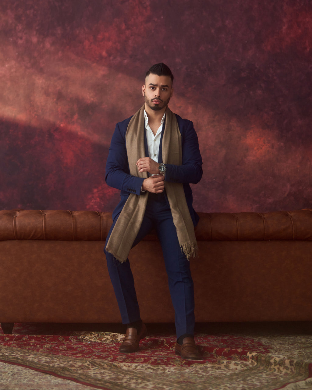 Contemporary Classic Men’s Shawl
